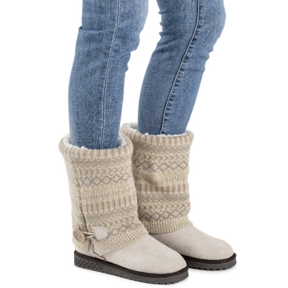 Womens MukLuks Janie Cozy Sweater Boot - Picture 3 of 15